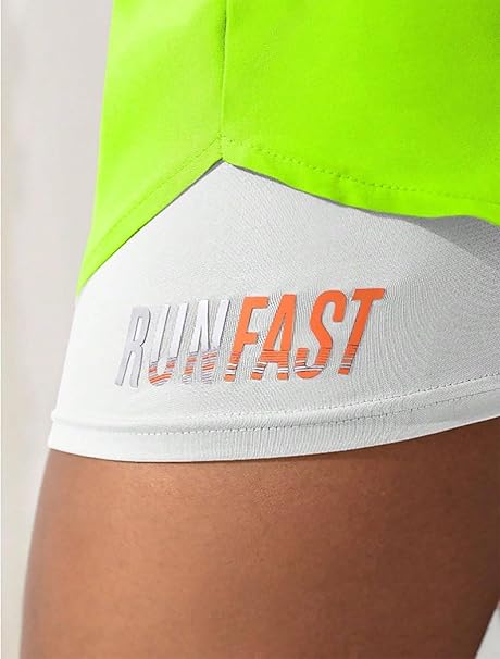 Shorts Feminino Runfast 2 em 1