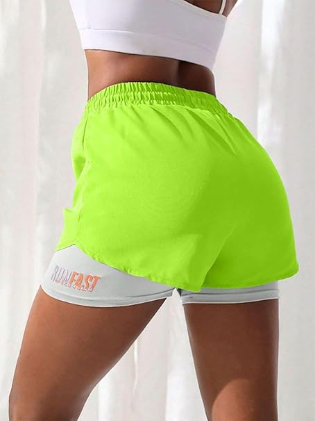 Shorts Feminino Runfast 2 em 1